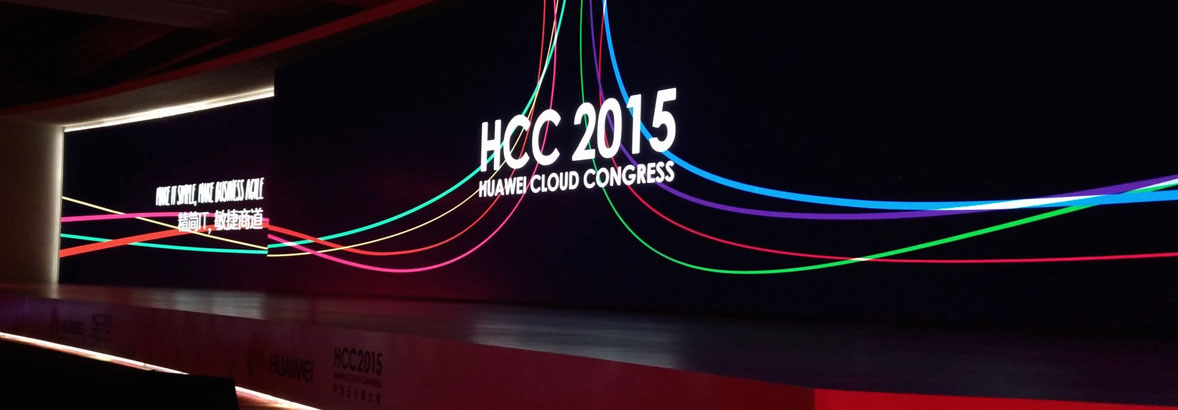 Hosted Network in China for the Huawei Cloud Congress 2015