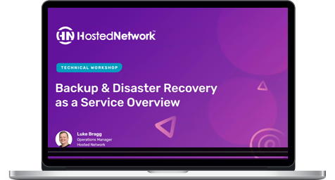 Disaster Recovery as a Service
(DRaaS) - Technical Workshop
